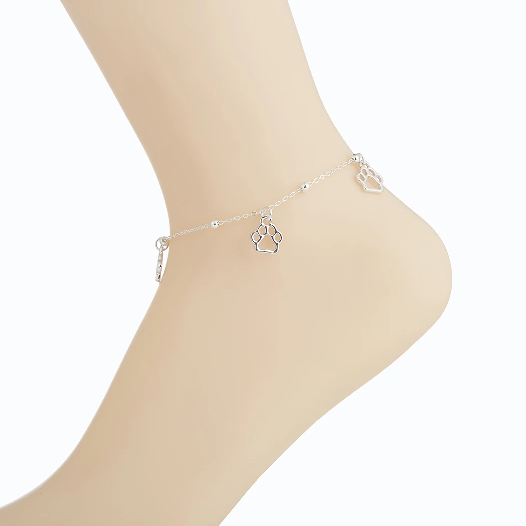Todorova Animal Pet Paw Print ножной браслет с цепочкой для ног летний Подвеска щиколотки Tassel