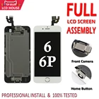 ЖК-дисплей AAA для iPhone 6G 6 Plus, полный комплект ЖК-дисплея в сборе, дисплей 100% в комплекте с сенсорным экраном для iPhone 6 Plus, замена камеры