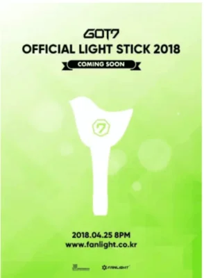 [MYKPOP]GOT7 концертный мировой турне светильник Ver.1 Glowstick и Ver.2 KPOP SA18062205|Светящиеся