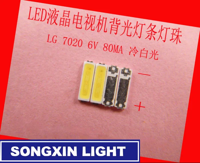 Светодиодная подсветка для телевизора LG BB72D 1 Вт 6 в 7020 50 шт.|white led|led for tv backlightled