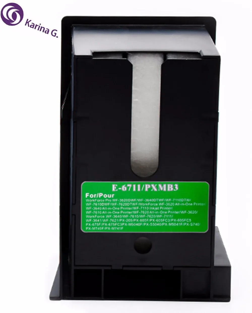Для T6711 отработанные чернила/резервуар для обслуживания с чипом EPSON WP 4011/WP 4015 DN/WP