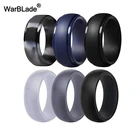 WBL 3 шт.компл. мужское женское и мужское Силиконовое кольцо пищевого класса FDA Силиконовое кольцо для пальцев Гипоаллергенное гибкое Спортивное антибактериальное резиновое кольцо