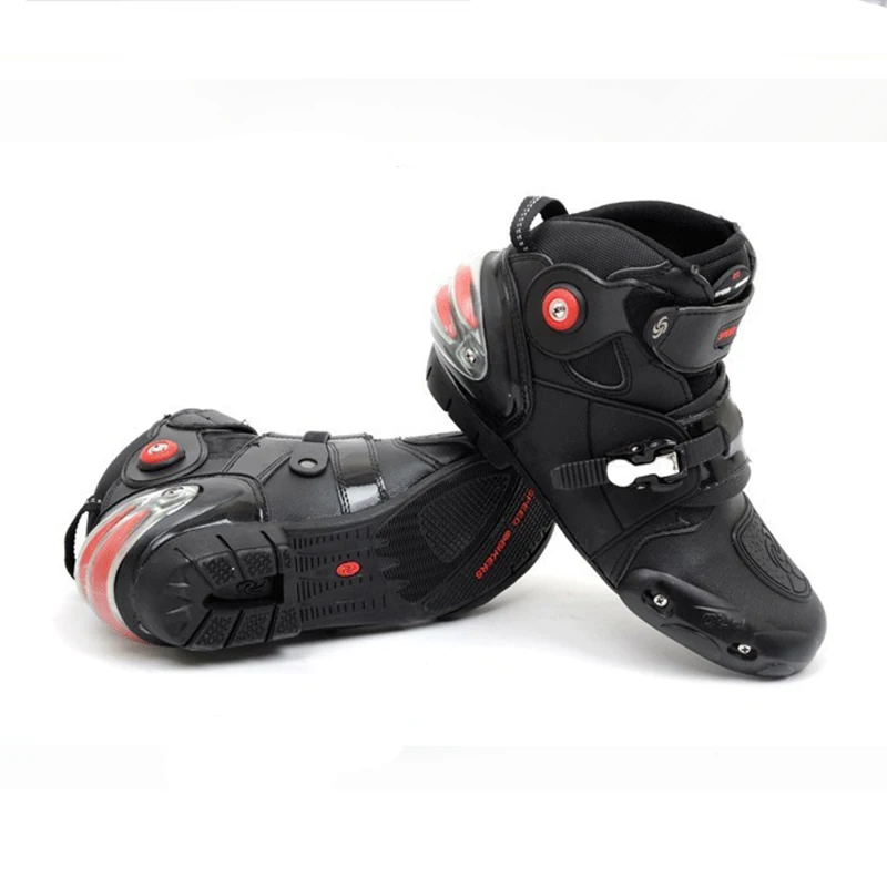 Мотоциклетные ботинки из микрофибры профессиональная водонепроницаемая обувь