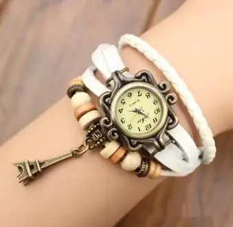 Цена акции старинные Эйфелева башня тег моды кварцевые часы женщины из