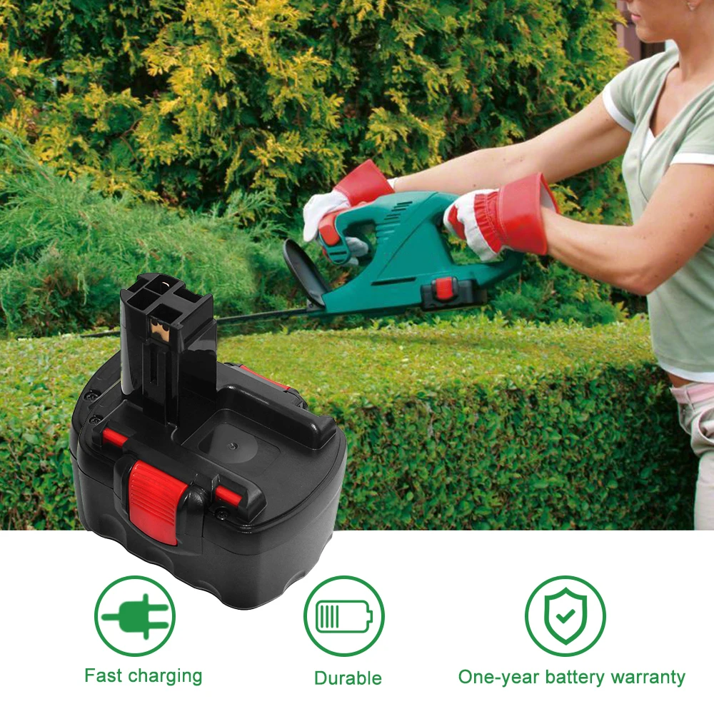 14,4 V 3000mAh BAT038 Аккумулятор для электроинструментов Bosch FLOUREON Ni-MH батареи для дрели 3454,3454-01, 3454SB, 34614,35614, 3660K