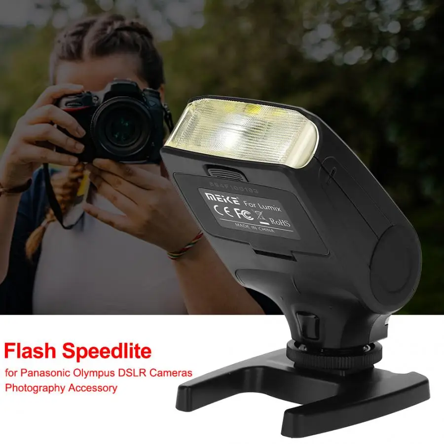Вспышка Meike MK320-P Speedlite для DSLR камер Panasonic Olympus аксессуары фотосъемки | Электроника