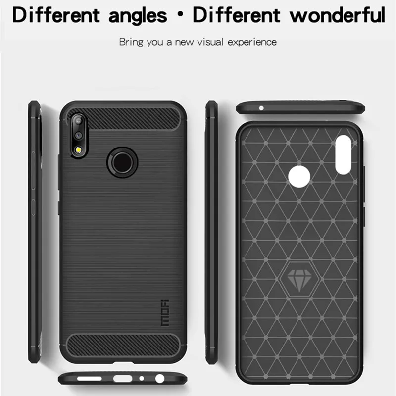 Чехол для телефона Asus Zenfone Max Pro M2 ZB631KL, защитный кожух 6.26 дюйма MOFi Soft Silicone TPU Back Funda on.