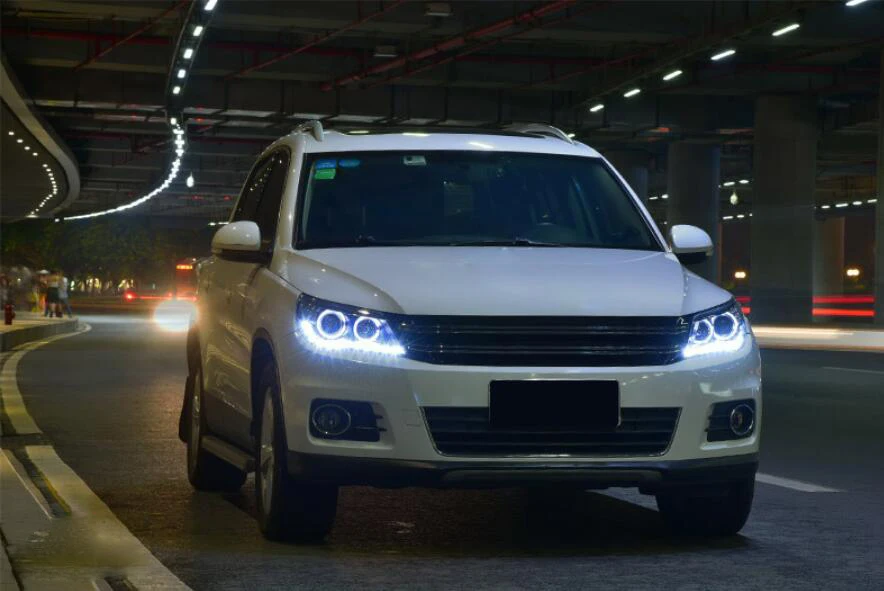 Bumer лампа головной светильник для Tiguan головной светильник, 2013~ /2009~ 2012, автомобильные аксессуары, Tiguan противотуманный светильник, passat, magotan, polo, Tiguan