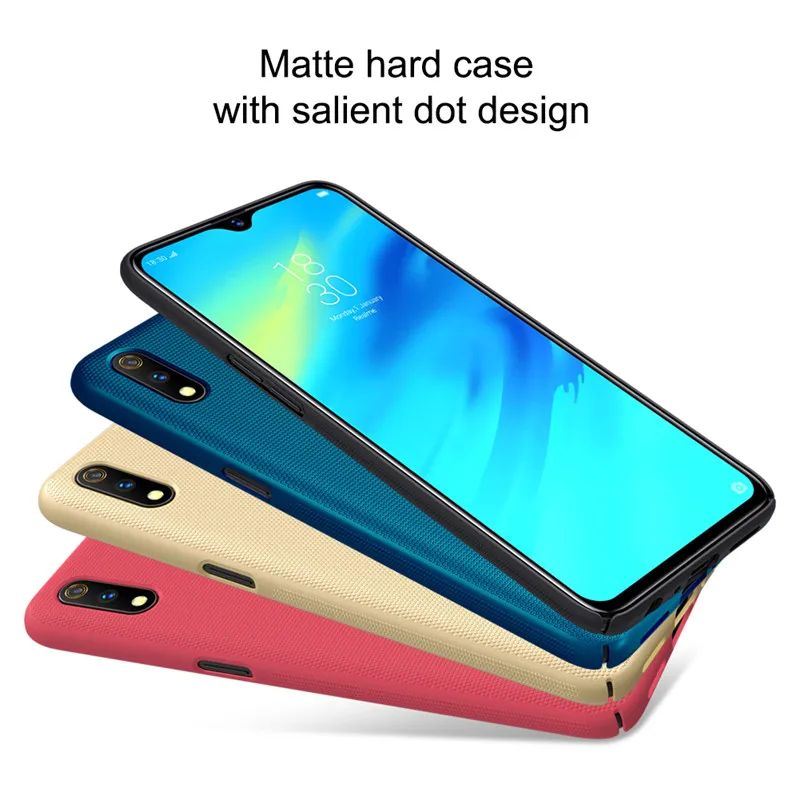 Оригинальный матовый чехол Nillkin для OPPO Realme 3 Pro жесткая задняя защитная оболочка X