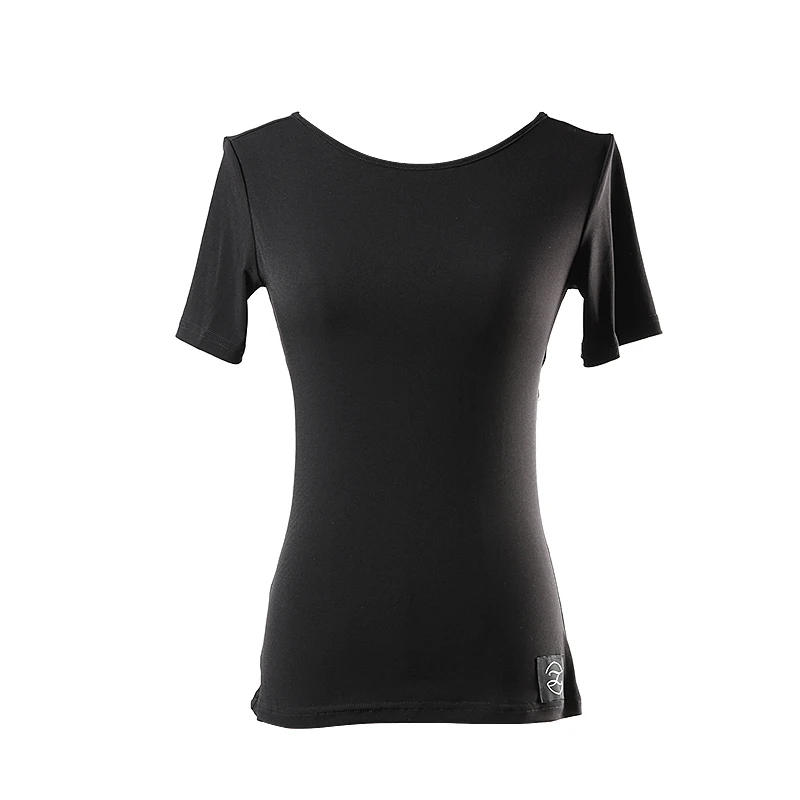 

Women Latin Dance Costume 2019 New Summer Shirt Backless Top Standard Dance Ballroom Competition Latin Dancing Clothes DQS2019