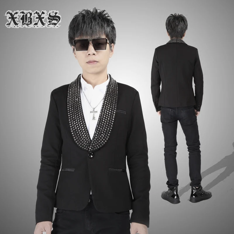 Новинка весны 2018 мужской повседневный модный красивый костюм куртка тонкая