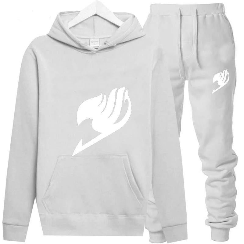 Толстовки + тренировочные костюмы FAIRY TAIL Print Hoodie мужчины/женщины брюки толстовки