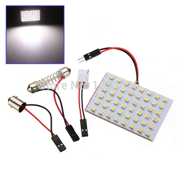 10 шт T10 48SMD 1210 автомобилей Led панель автомобиля лампы белый/синий авто лампа для