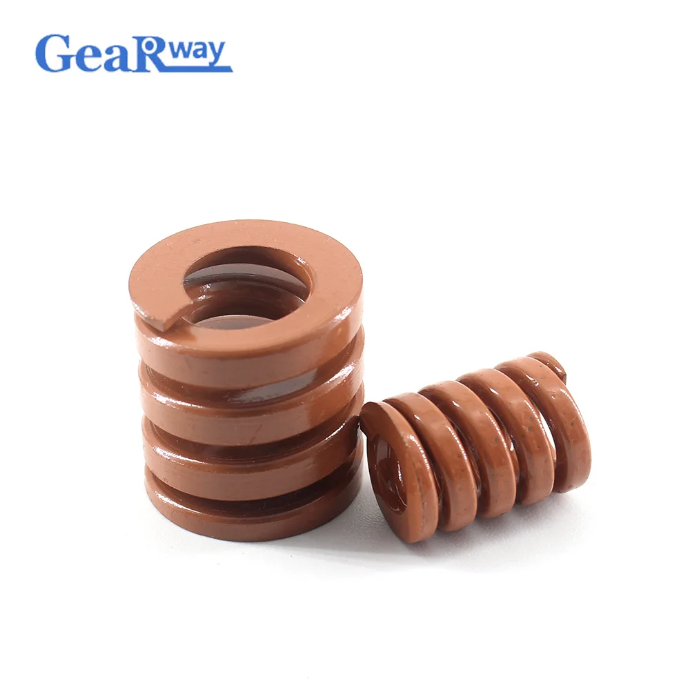 Коричневая компрессионная пружина Gearway TB30x30/30x3 5/30x4 0/30x5 5/30x60 мм самая тяжелая