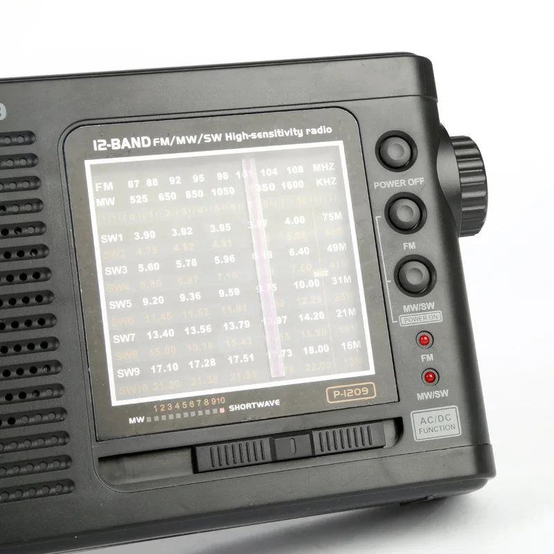 Новый большой портативный Радиоприемник с 13 диапазонами FM/AM/MW/SW1-10 радио со