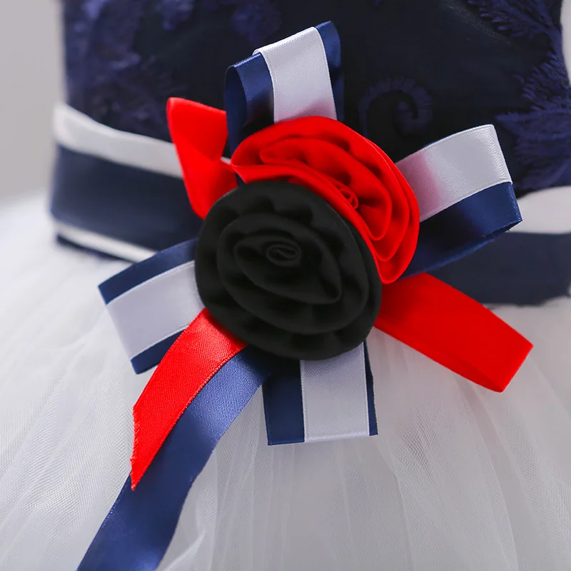 Платье принцессы с цветочной вышивкой Сетчатое платье подружки невесты на