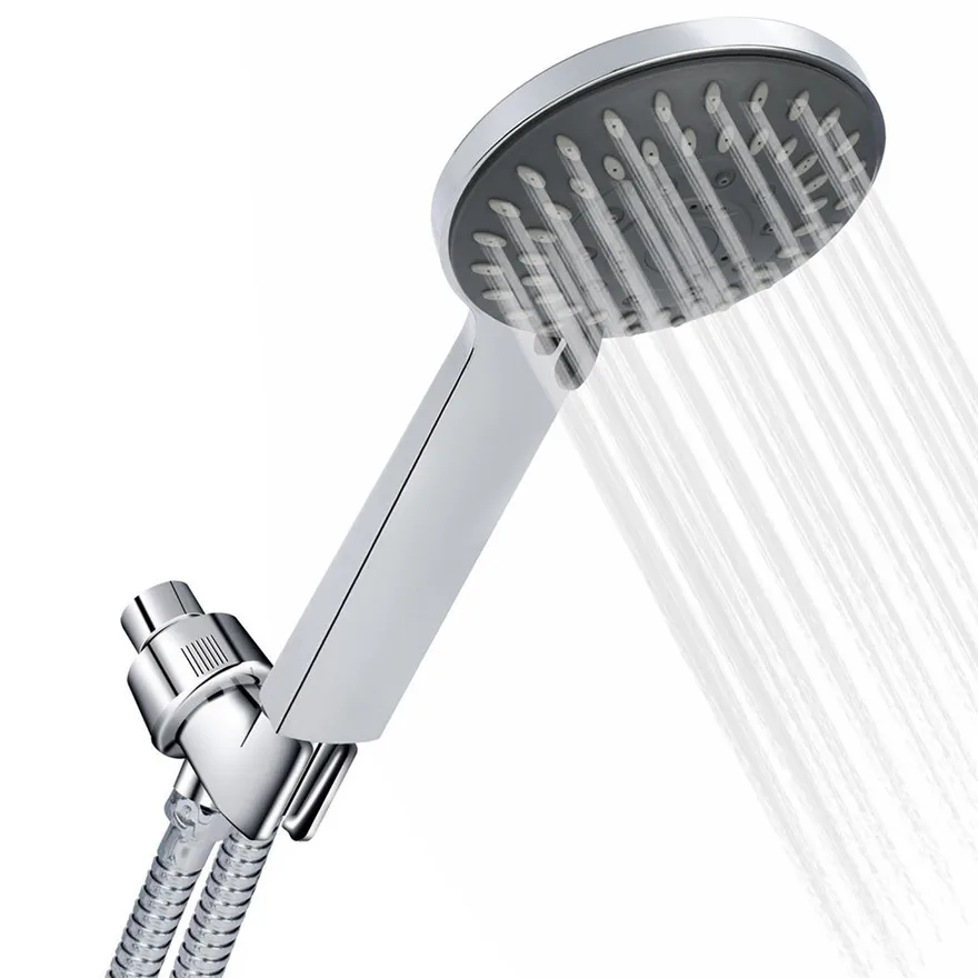 High Flow Hand Shower Pressure 4 Inch 5-setting Adjustable Handheld Spray #30 | Обустройство дома