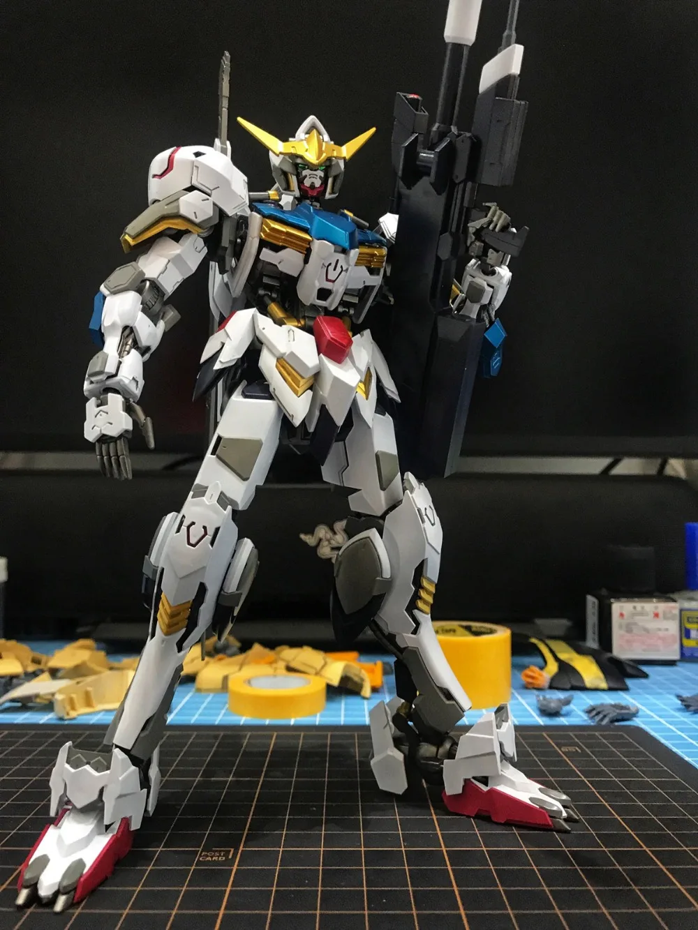 MJH M.J.H. модель 1/100 MG HIRM ASW-G-08 барбатос Гундам железобокровные сироты DM013