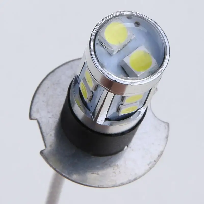 2 шт. H3 3030 10SMD Белый светодиодный автомобильный головной светильник, лампа для фар, автомобильный светильник, светодиод, противотуманный светильник, лампа 12 В, автомобильные аксессуары