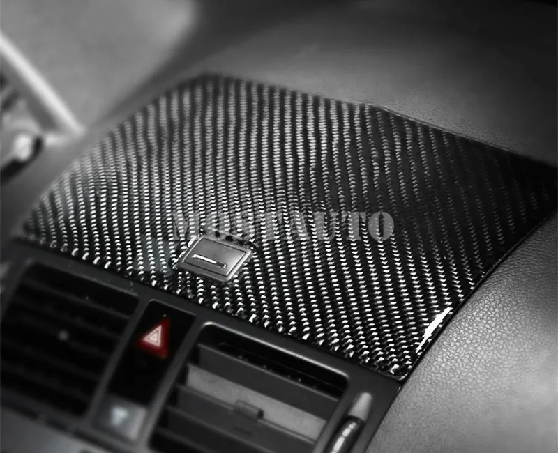 Для Benz C Class W204 S204 консоль из углеродного волокна GPS навигация крышка отделка 2007 2010