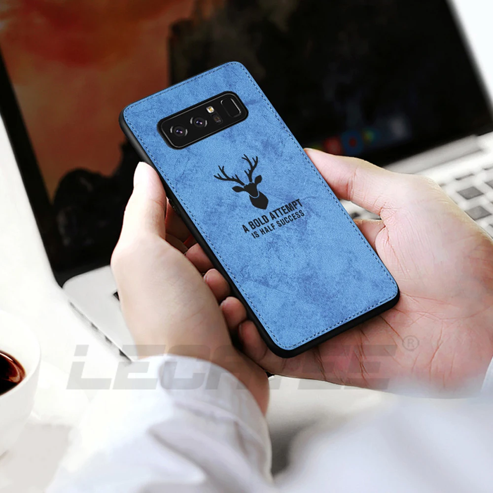 For Samsung Galaxy J4 J6 Plus DEER Patterned Cloth Cover for J8 J2 2018 J3 J5 J7 Pro 2017 Prime Case Soft |