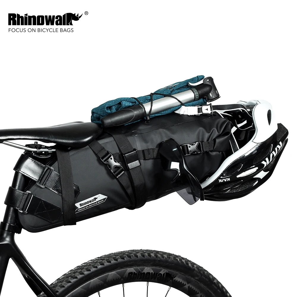 Rhinowalk 2017 новые 10L 100% Водонепроницаемый велосипед мешок Велосипедное седло
