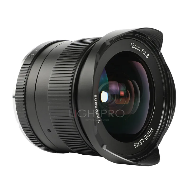 Ультра широкоугольный объектив 7artisans 12 мм f2.8 для Sony e крепление APS C беззеркальных