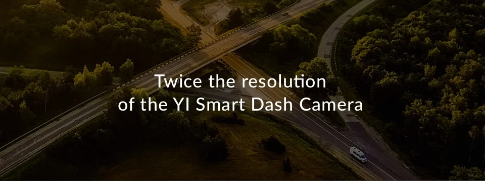 Автомобильный видеорегистратор YI Ultra Dash Camera | Разрешение 2.7K | Технология обработки Nano | Широкий угол обзора 140°