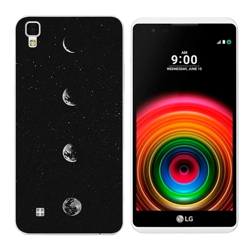 Soft TPU Cases for LG X power K210 K220 LS755 Girl Cat Printing Back Cover Skin Power K220DS Bags Fundas |
