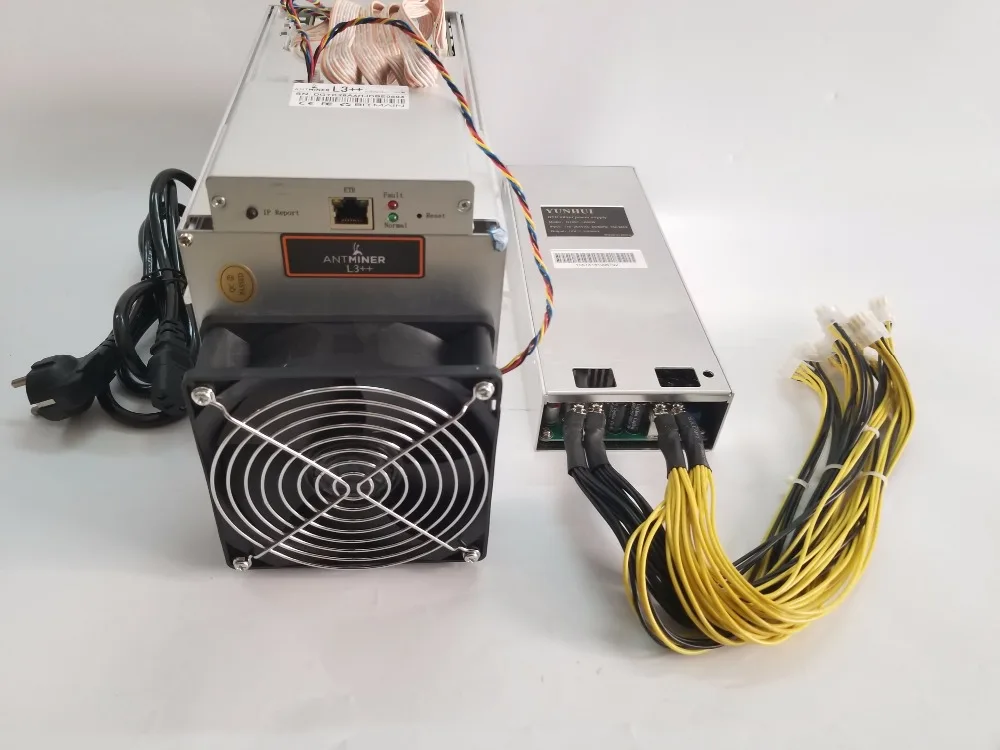 Bitmain новейший ANTMINER L3++ 580M(с БП) Scrypt Miner LTC Mining Machine лучше, чем ANTMINER L3 L3