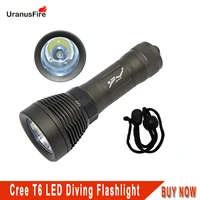 powerful led diving flashlight xml t6 linterna torch 1200 lumens 18650 26650 battery rechargeable tactical waterproof dive light