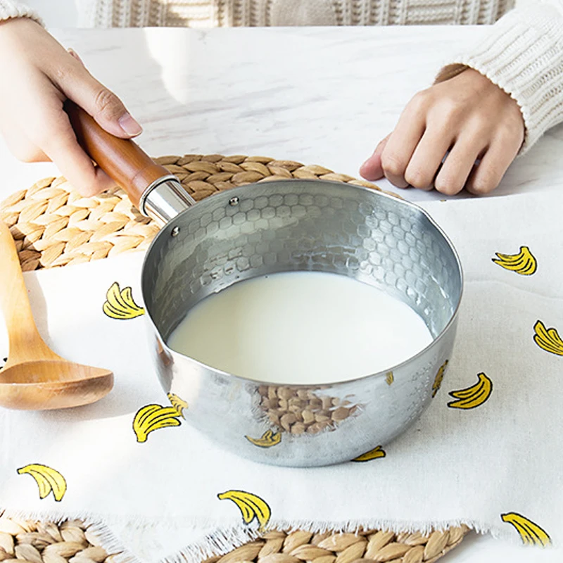 Японские кастрюли 18 см Классический горшок для молока лапша сковорода снега