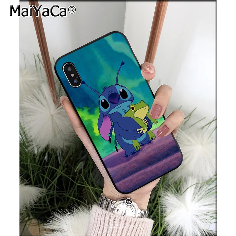 A9 MaiYaCa мультфильм Лило Ститч клиент высокое качество чехол для телефона для Apple iPhone 8 7 6 6S Plus X XS MAX 5 5S SE XR Чехол для мобильного телефона - Цвет: A9