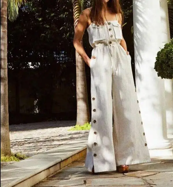 Strap Sexy Women Jumpsuits Top Quality Elegant Low bosom Night CLub Fashion Vintage Party | Женская одежда