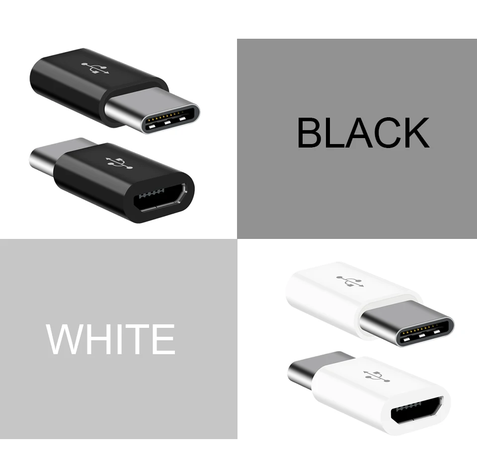 10 шт. Тип C Мужской микро USB Женский зарядное устройство адаптер конвертер для SAMSUNG GALAXY S10 S9 A8 A40 A50 A70 Wileyfox Swift 2 Plus