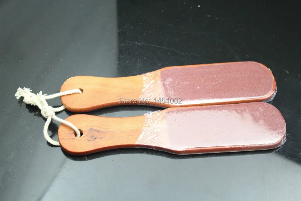 6 шт/лот деревянная двусторонняя терка для пяток инструмент педикюра бесплатная