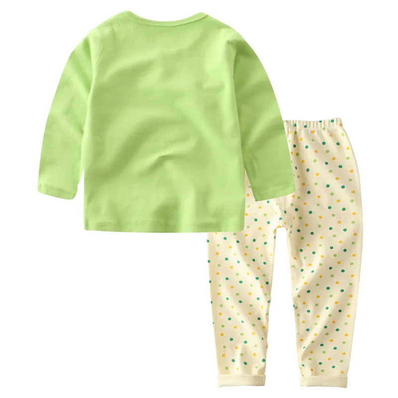 Детская Одежда Набор Пижамы Наборы Дети Девушки Футболка Брюки Новорожденных