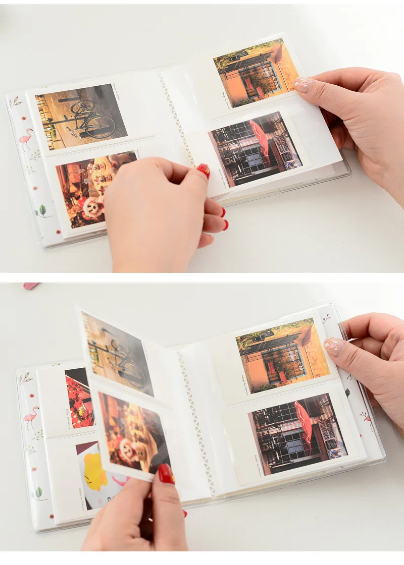 64 кармана 3 дюйма Fujifilm Instax Мини пленки мгновенный мини 9 8 7s 70 25 50s 90 имя держатель для карт фотоальбом