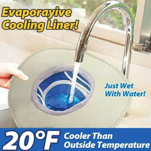 Keep You Cool Arctic Hat Heatstroke УФ-защита ледяная охлаждающая крышка Летняя Повседневная Солнцезащитная гидроохлаждающая Панама Прямая