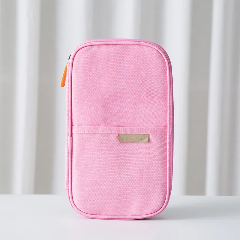 Pink Чехол для паспорта, кошелек, посылка для кредитных карт, держатель для удостоверения личности, органайзер, аксессуары для путешествий, клатч, сумка для денег, держатель для карт, сумка для паспорта - Цвет: Pink