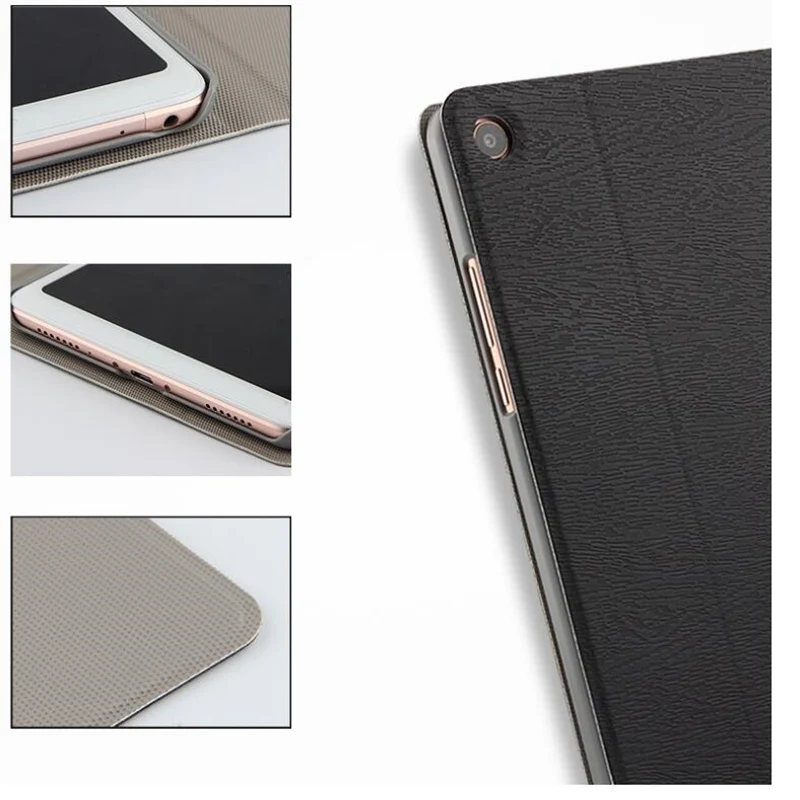 Умный чехол для xiaomi mi pad 4 8 0 дюйма из искусственной кожи с деревянным узором флип