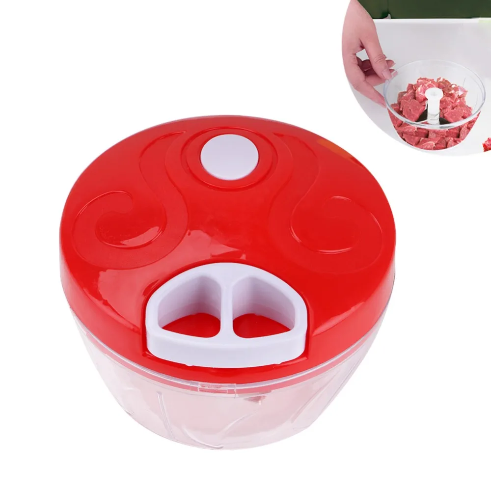 Manual Food Chopper Fruit Vegetable Garlic Shredder Multifunction Hand Pull Meat Mincer Blender Mixer Food Processor Crusher