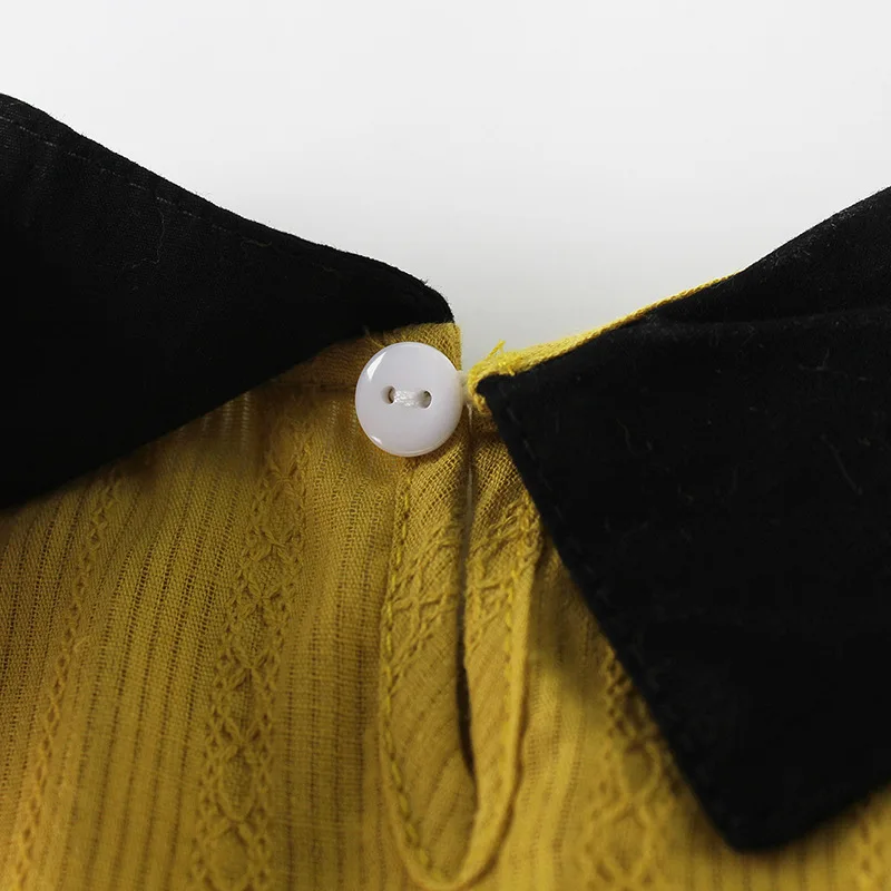 Новое весеннее трико для девочек в японском стиле пуловер с короткими рукавами и