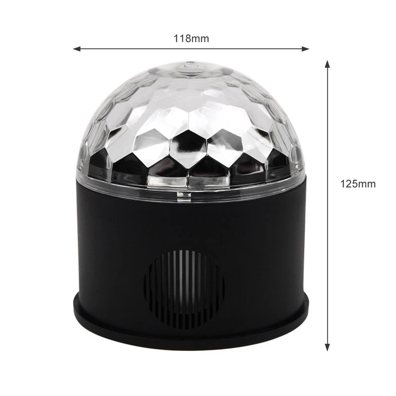 Дистанционный Rgb Led хрустальный магический шар сценический светильник