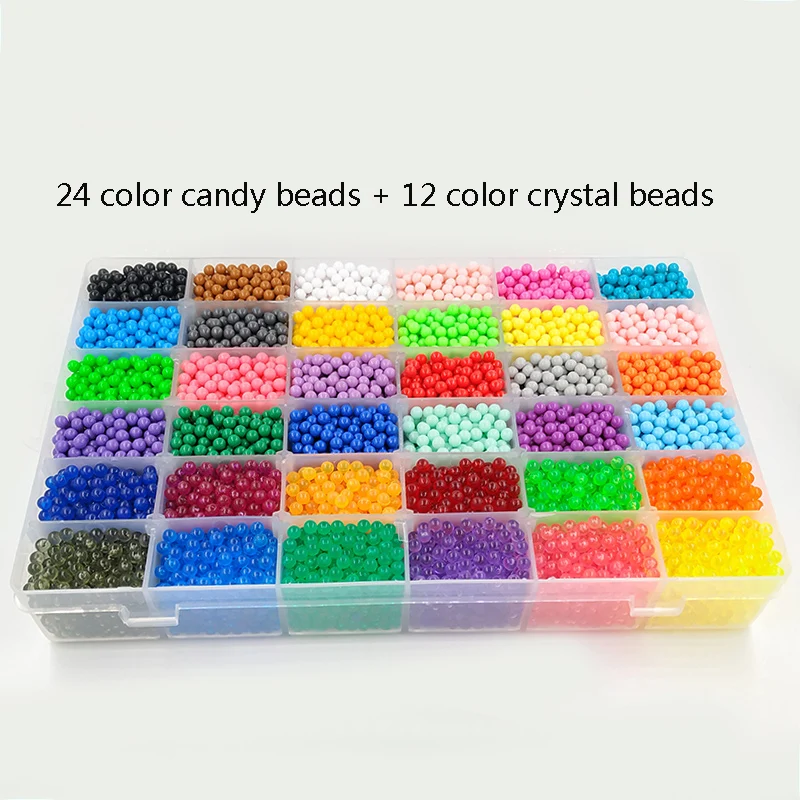 12000 шт. головоломки DIY игрушки Монтессори 5 мм бусины Кольцо пополнения для детей