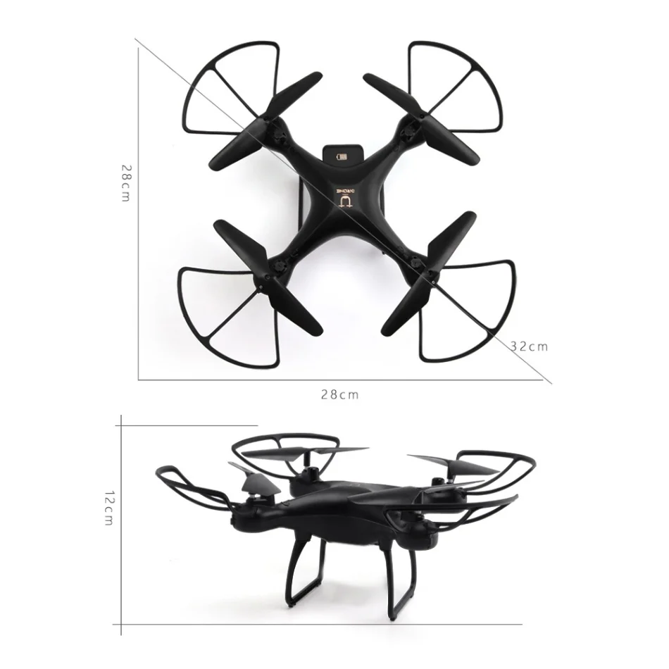 Utoghter 69601 RC Дрон 2 4 ГГц Wifi FPV с камерой 720P высота удержания 3D флип Безголовый