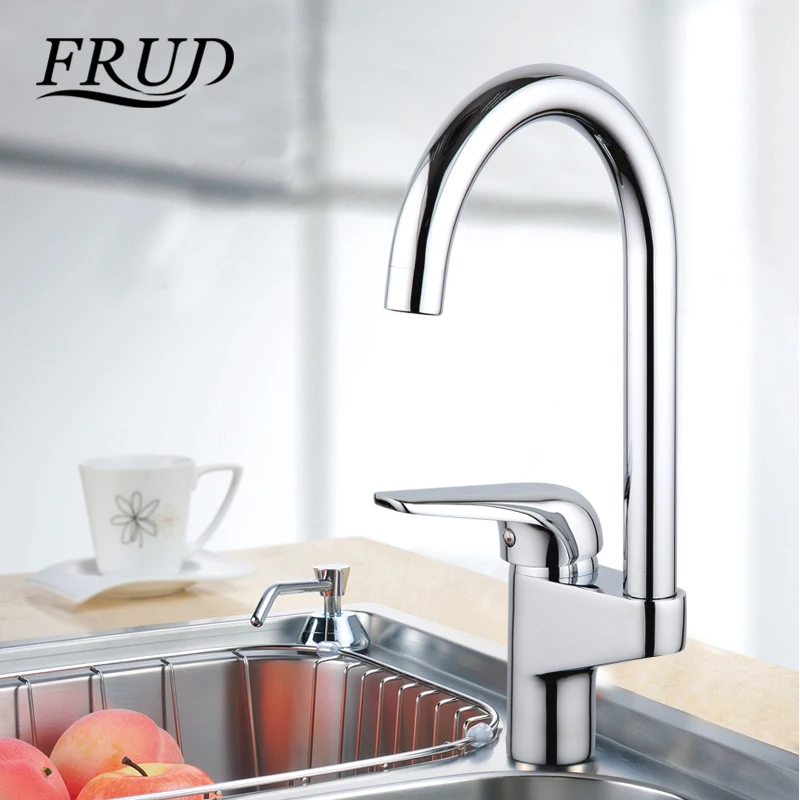 Frud 1 набор из нержавеющей стали смеситель для воды кран для кухни раковина кран для холодной и горячей воды смеситель кухонный torneira para cozinha R41052
