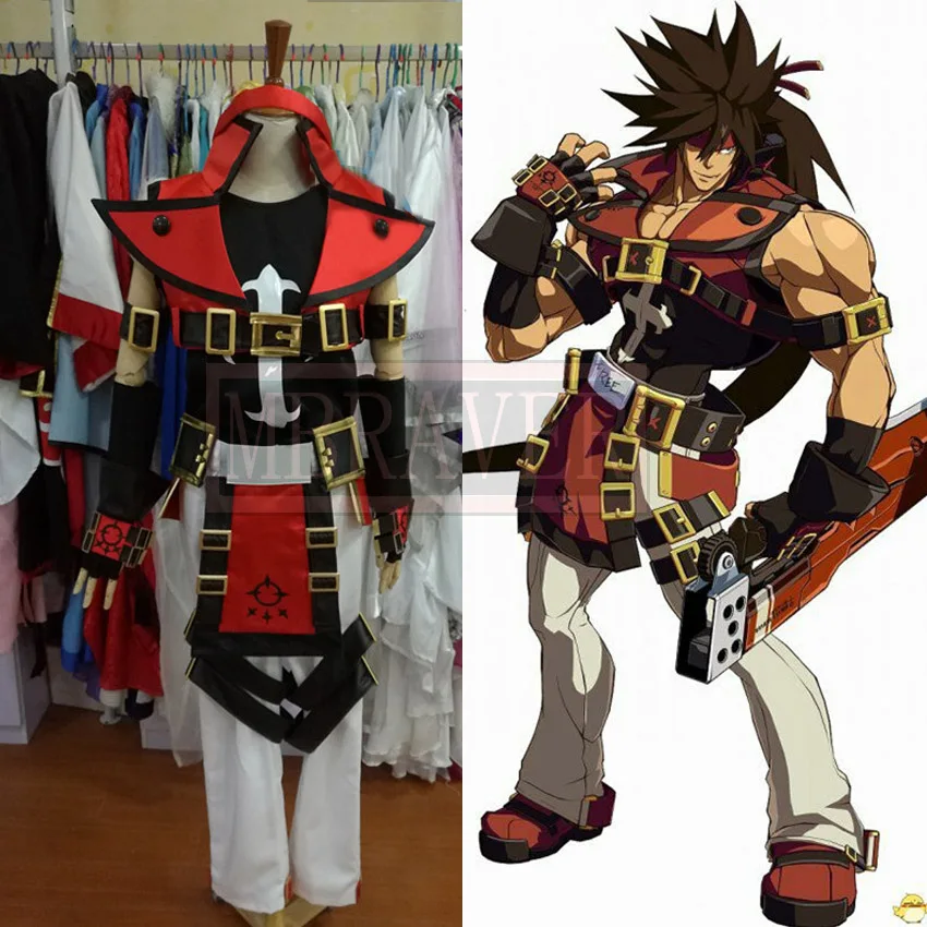 Костюм Xrd Sol Badguy для косплея костюм взрослых на Хэллоуин изготовленный заказ |