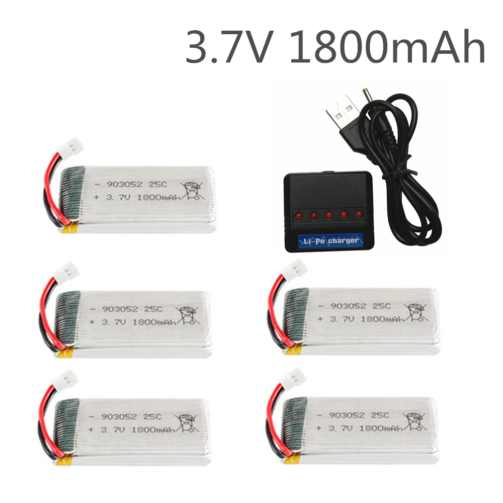 Обновленная батарея 3 7 v 1800mAh lipo для KY601S SYMA X5 X5S X5C X5SC X5SH X5SW X5UW X5HW M18 H5P HQ898 H11D H11C