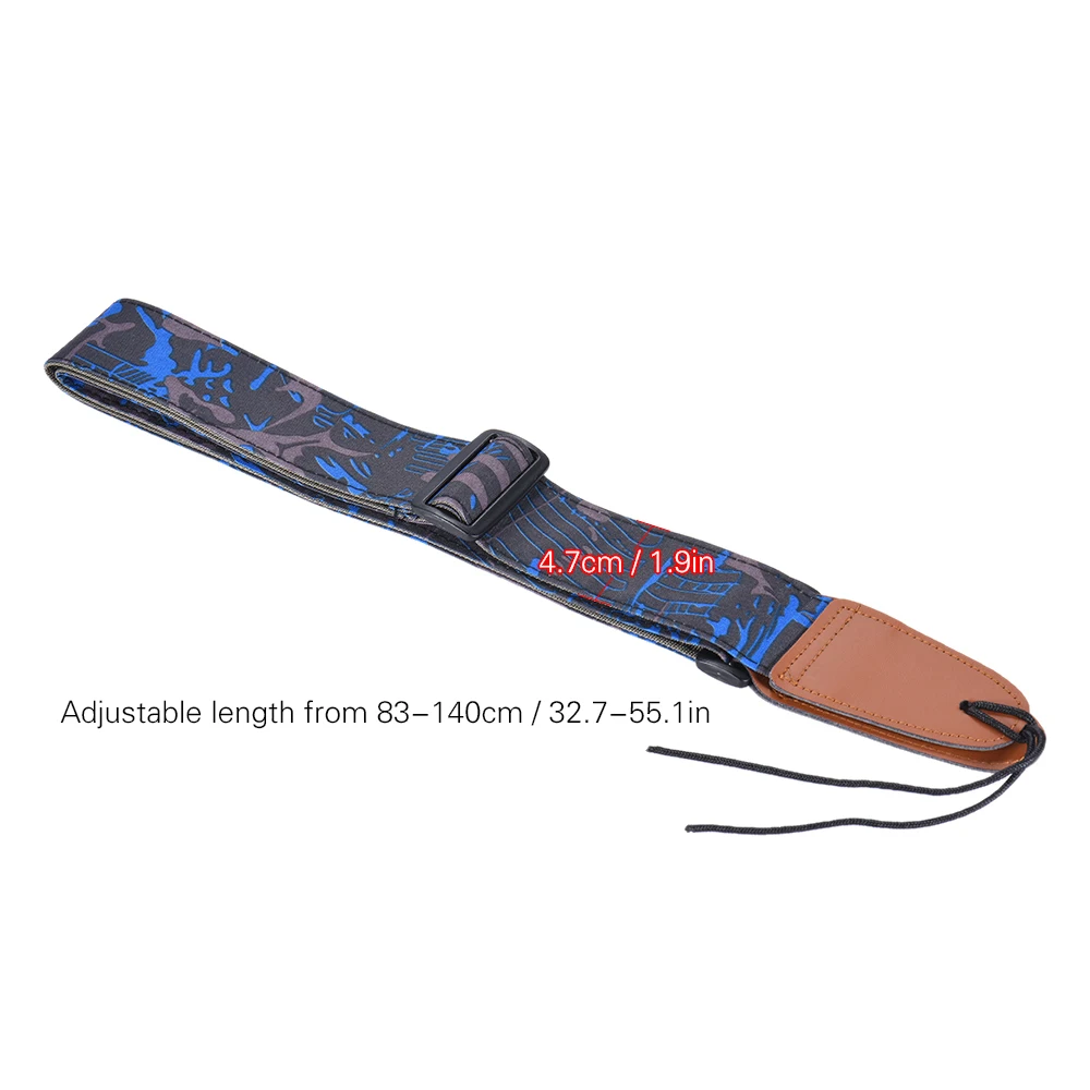 Удобные регулируемые наконечники гитары с плечевым ремнем из синтетической кожи